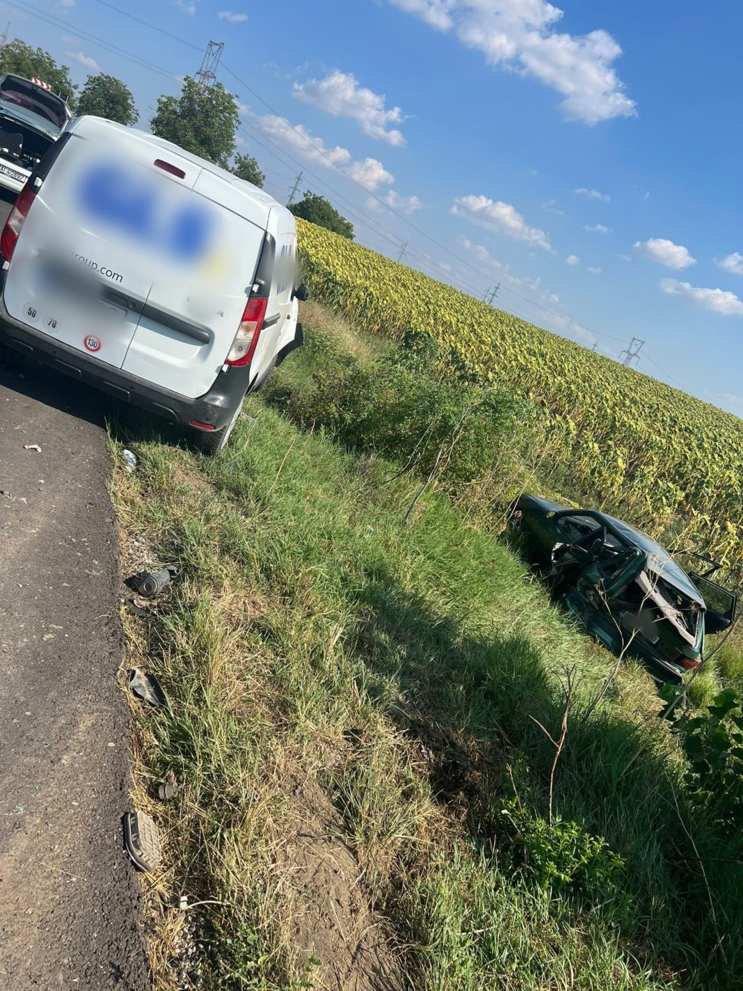 Olt: Trei persoane rănite într-un accident între Slatina şi Brebeni