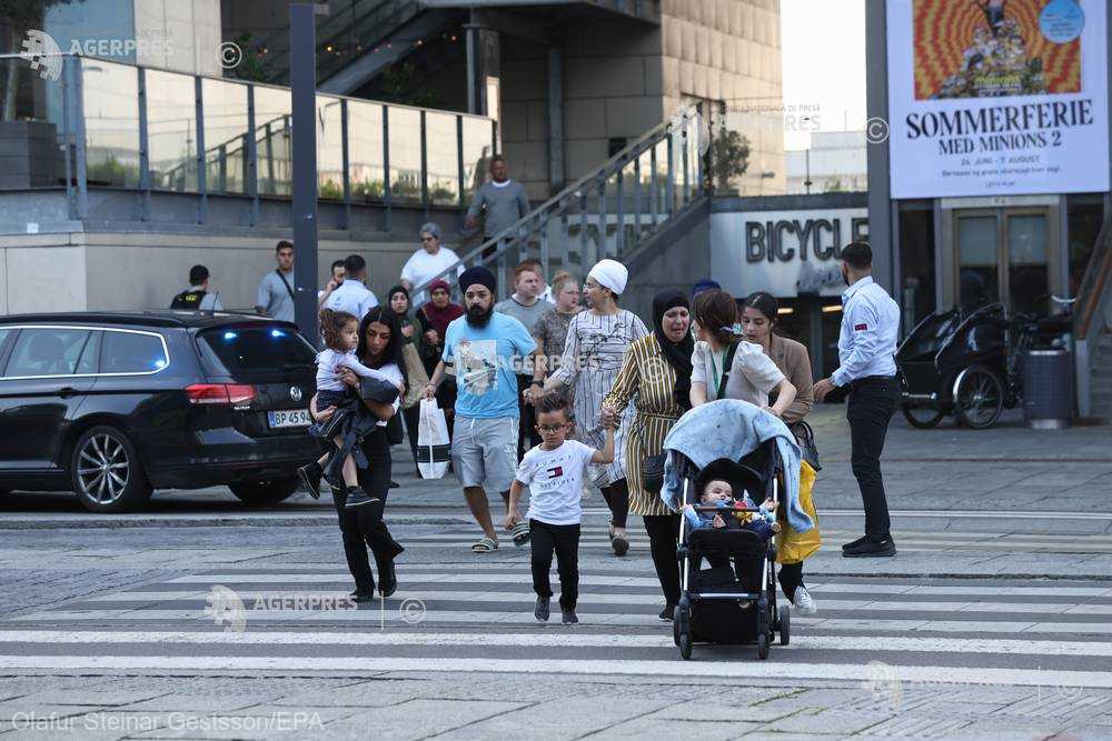 Mai multe persoane au fost împuşcate într-un mare centru comercial din Copenhaga