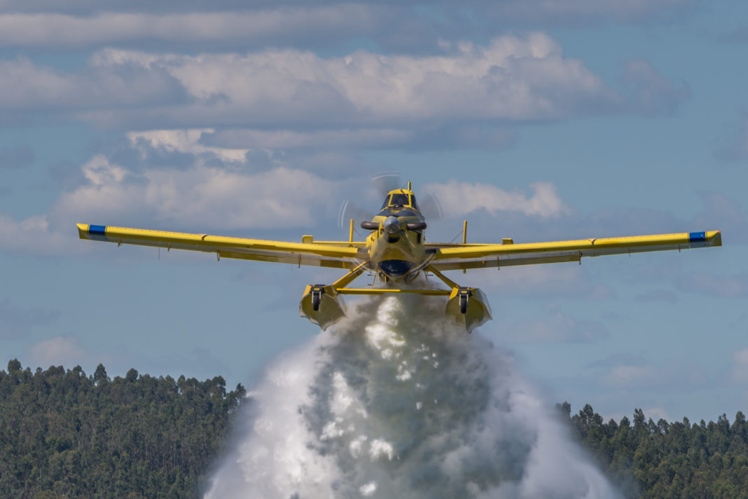 Un avion de stins incendii s-a prăbușit în Portugalia