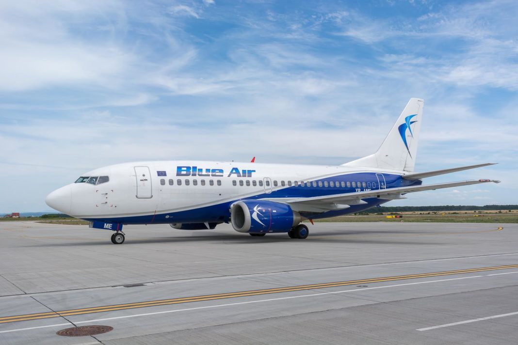 ANAF a pus sechestru pe şase avioane Blue Air