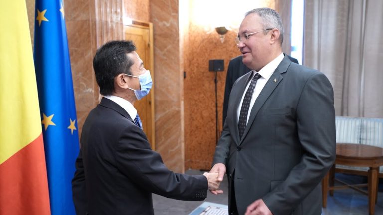 (VIDEO) Premierul Ciucă l-a primit pe ambasadorul Japoniei