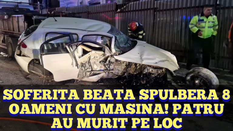 Şoferiţa care a omorât patru muncitori în Iaşi avea viteză şi alcoolemie record