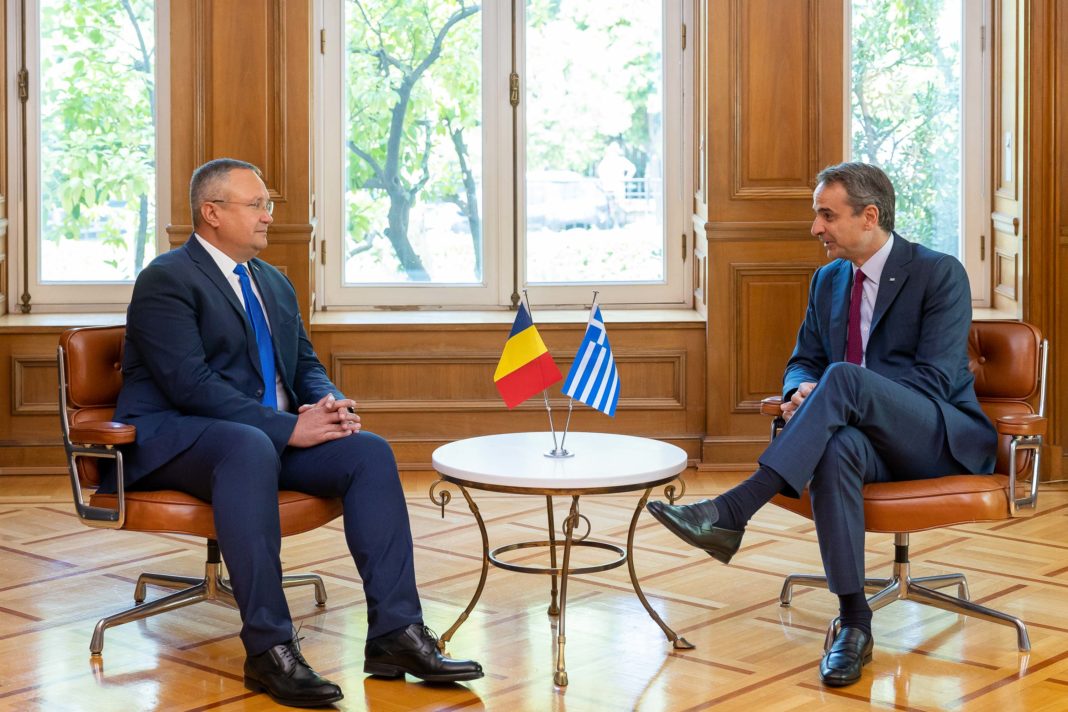 Premierul Nicolae Ciucă și omologul grec Kyriakos Mitsotakis