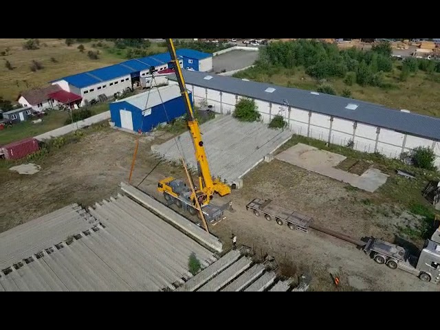 (VIDEO) Au sosit grinzile pentru podurile de pe varianta ocolitoare din Târgu Jiu