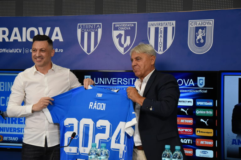Mirel Rădoi, prezentat la Universitatea Craiova: „Am venit să muncesc“ (VIDEO)