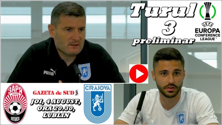 Zorya – „U“ Craiova | Laszlo Balint și Ante Roguljic, optimiști înaintea disputei cu ucrainenii (VIDEO)