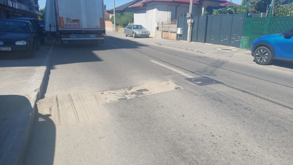 Aşa a fost lăsată săpătura de pe strada Elena Teodorini