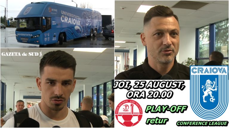 Hapoel Beer Sheva – „U“ Craiova | Au plecat „leii“ la luptă! Vezi ce au declarat Rădoi şi Hanca!