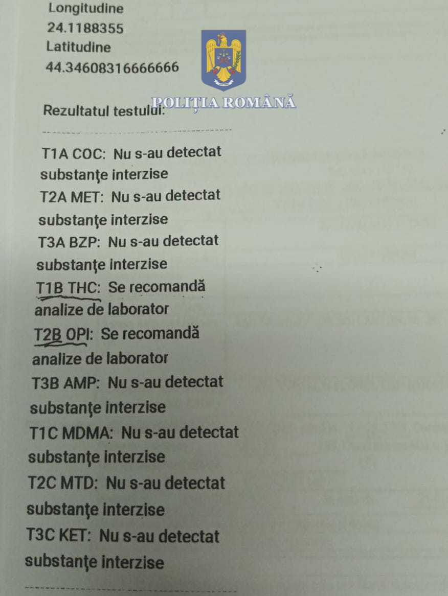 Tânărul a fost testat și a ieșit pozitiv