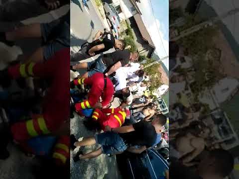 (VIDEO) Gorj: Motociclist accidentat de un şofer neatent