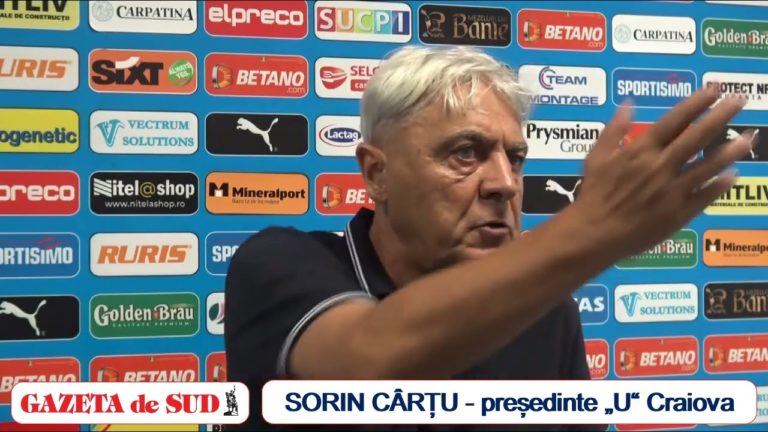 Sorin Cârțu: „Jucătorii cu experiență trebuie să-și pună amprenta în teren“ (VIDEO)