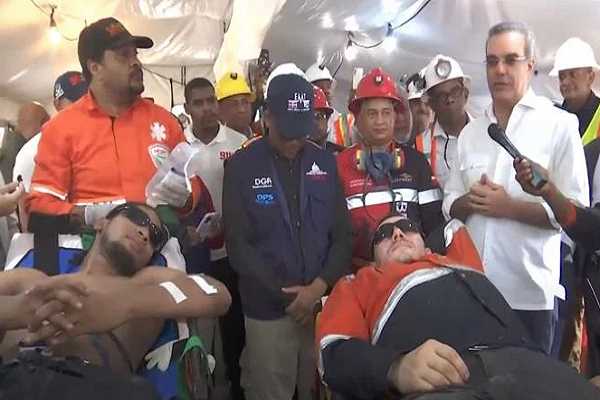 Mineri salvaţi după ce au fost blocaţi 10 zile în subteran, în Republica Dominicană