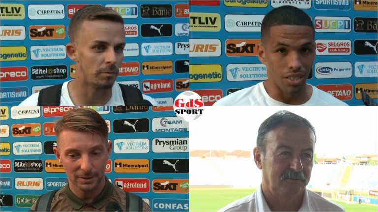 „U“ Craiova – Mioveni 1-0 | Bancu, Rivaldinho, Antal și Brihac și-au prezentat concluziile (VIDEO)