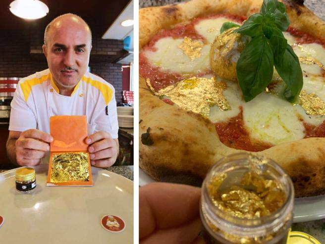 Pizza cu foiţă de aur, creaţia unui român stabilit în Italia