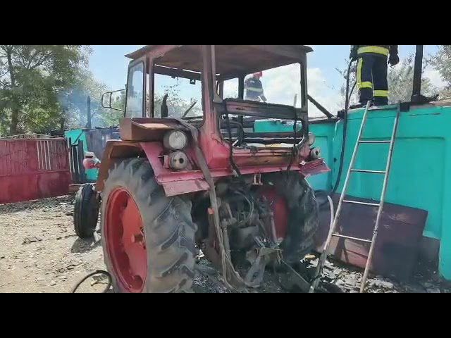 (VIDEO) Olt: Incendiu într-o gospodărie din Movileni