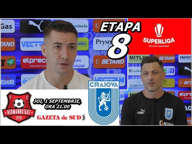 Hermannstadt – „U“ Craiova | Rădoi şi Mateiu îşi apreciază adversarii, dar vor punctele (VIDEO)
