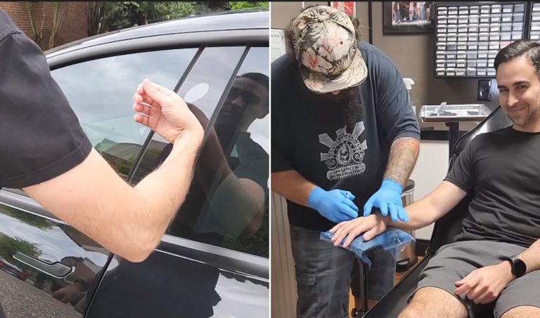 (VIDEO) Un proprietar Tesla şi-a implantat în mână un cip pentru cheie