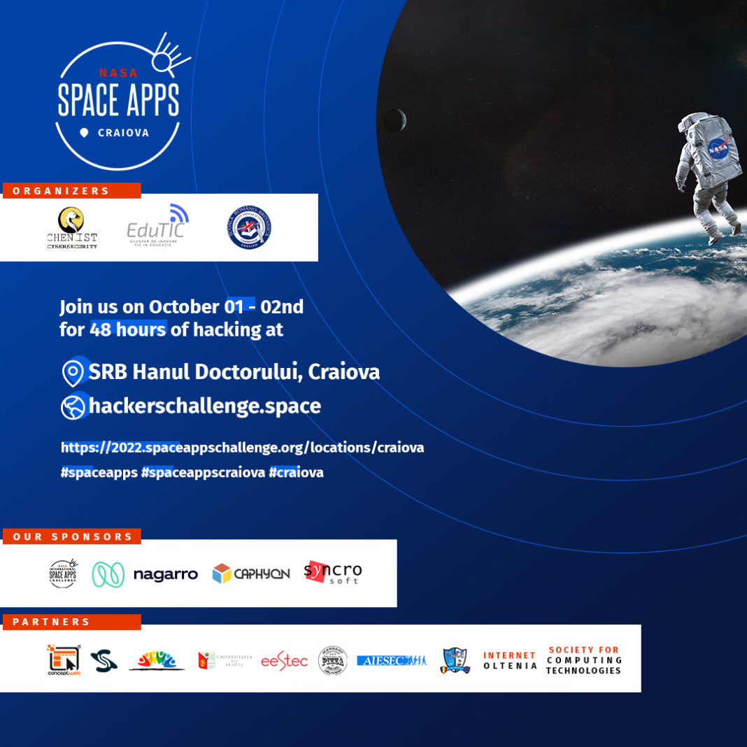 Hakhathon NASA, la Craiova Hakhathon NASA, la Craiova