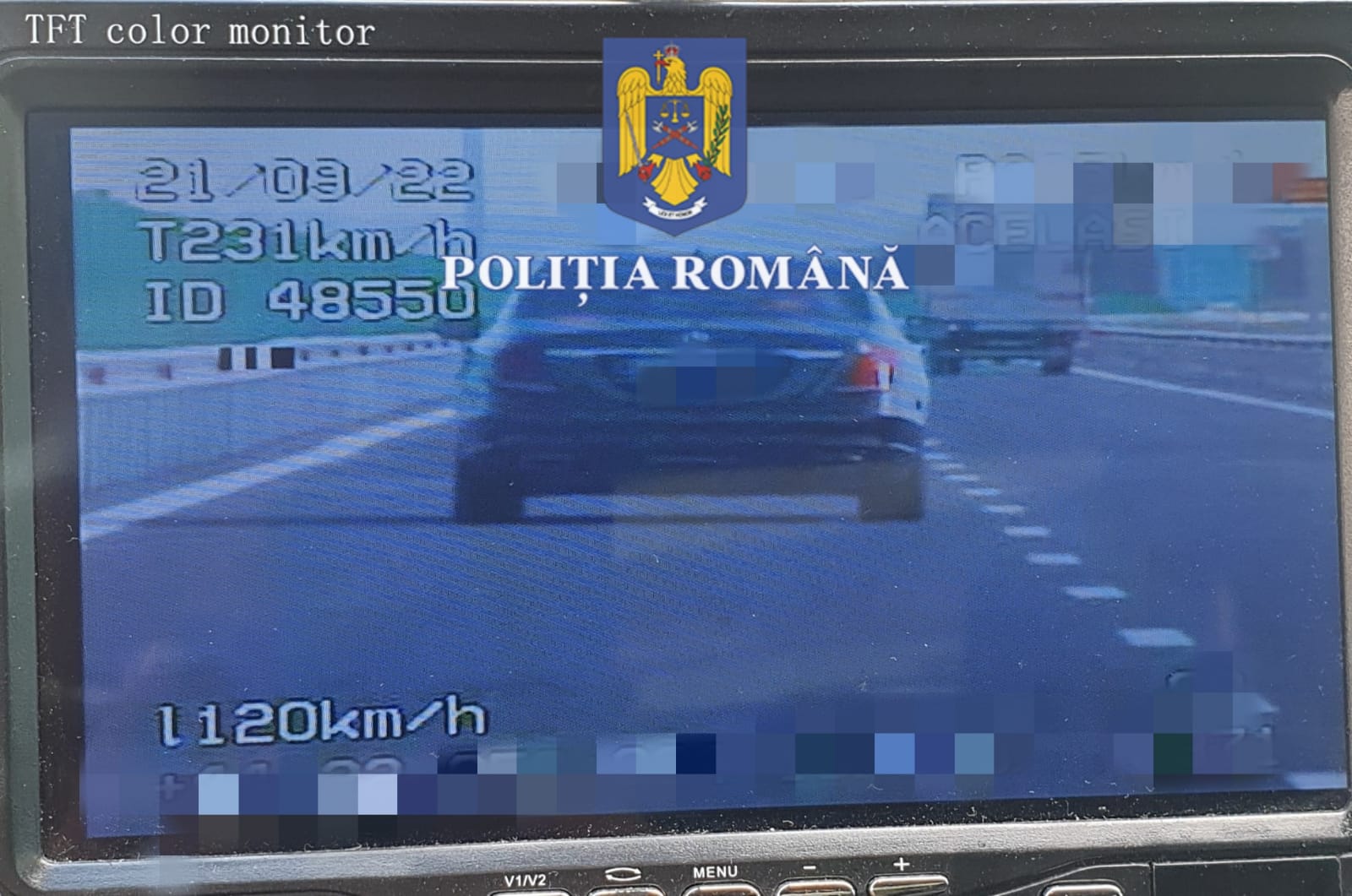 Bărbatul aflat la volan a fost sancționat contravențional cu amendă în valoare de 1.450 de lei