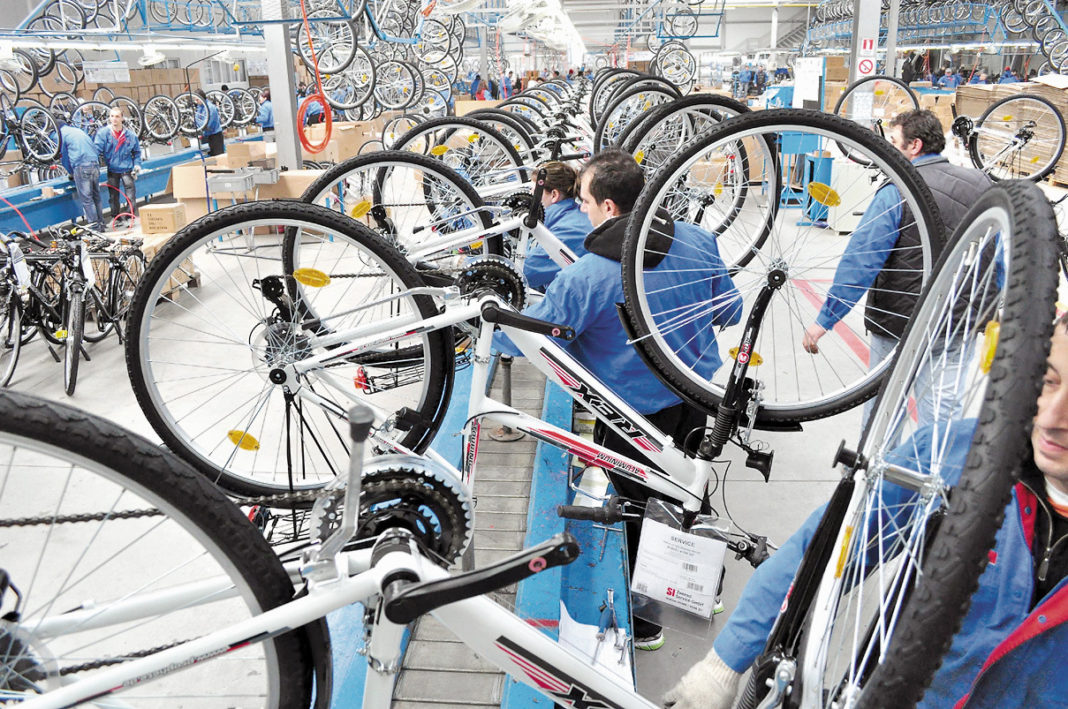 România a ocupat anul trecut locul al doilea la producția de biciclete în Europa anul trecut
