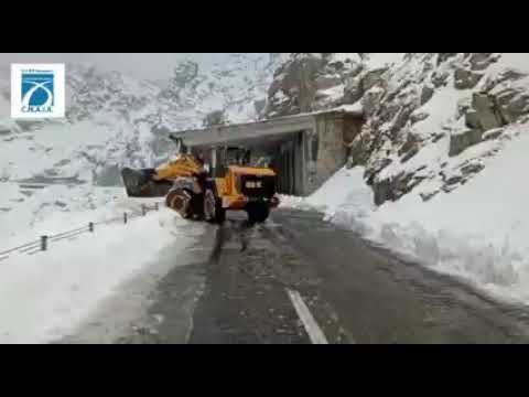 Zăpadă de câțiva centimetri, în septembrie, pe Transfăgărășan