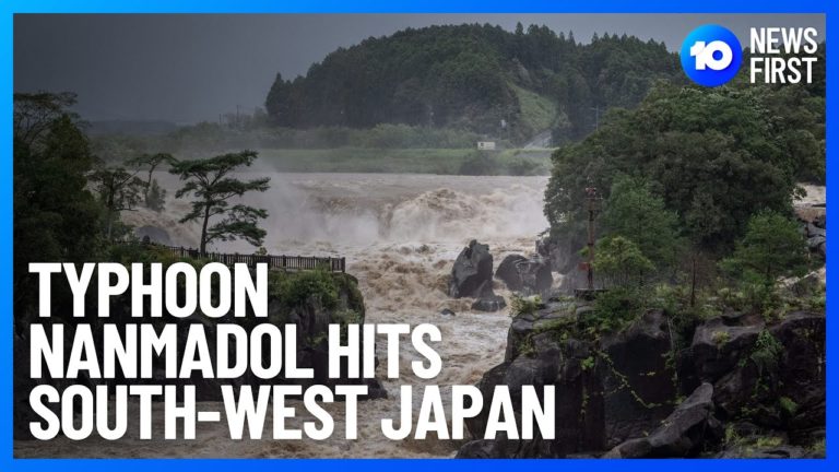 (VIDEO) Taifunul Nanmadol a adus vânturi feroce şi precipitaţii record în Japonia