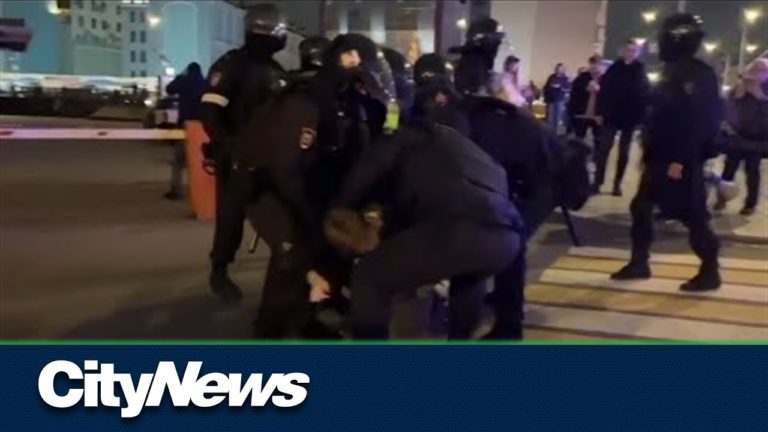 (VIDEO) Peste o mie de oameni au fost arestați în urma protestelor din Rusia