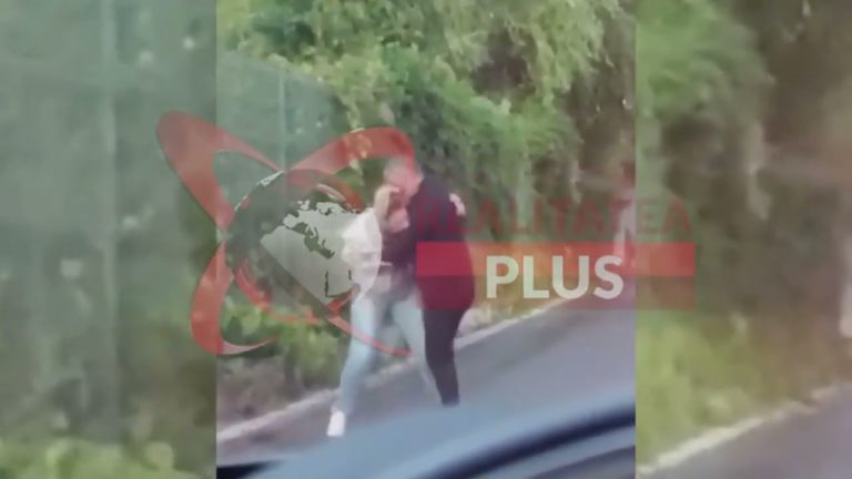 VIDEO: Ana Maria Prodan și Laurenţiu Reghecampf, bătaie în plină stradă
