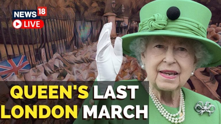 Sicriul cu trupul neînsufleţit al Reginei Elisabeta a II-a, transportat la Palatul Westminster 