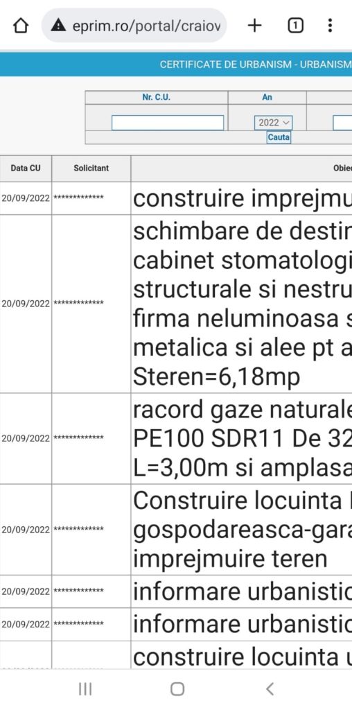 Certificat de urbanism