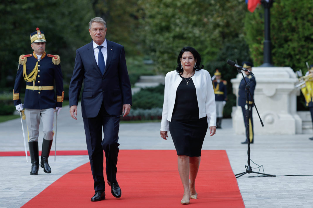 Preşedintele Georgiei, în vizită oficială în România (foto: Inquam Photos / George Călin)