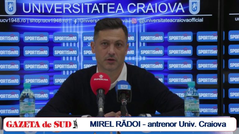 „U“ Craiova – FC Voluntari 1-1 | Mirel Rădoi: „Este un rezultat mincinos“ (VIDEO)
