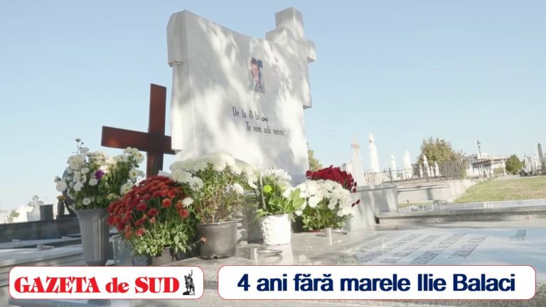 Universitatea Craiova l-a comemorat pe Ilie Balaci. 4 ani fără „Marele Blond“! (VIDEO)