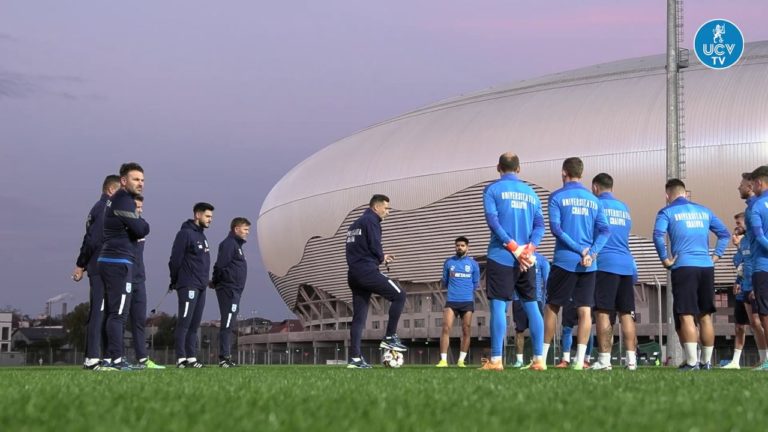 Alb-albaştrii pregătesc intens meciul cu Sepsi (VIDEO)