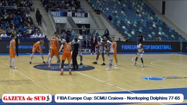 Baschet / Stepanovski, fericit de victorie! Suedezii au recunoscut supremația Craiovei