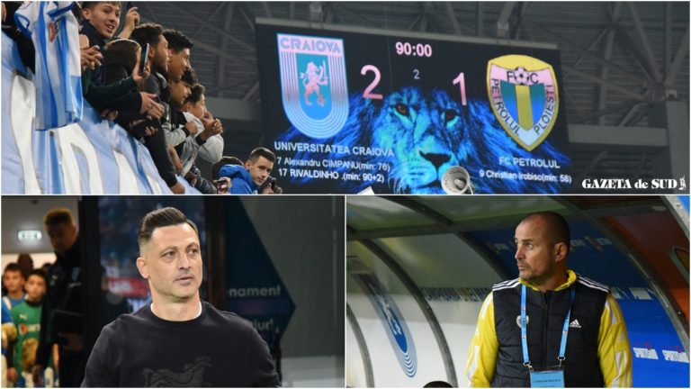 Mirel Rădoi: „Sunt mulțumit doar de cele trei puncte“ / Nae Constantin: „Sunt dezamăgit“