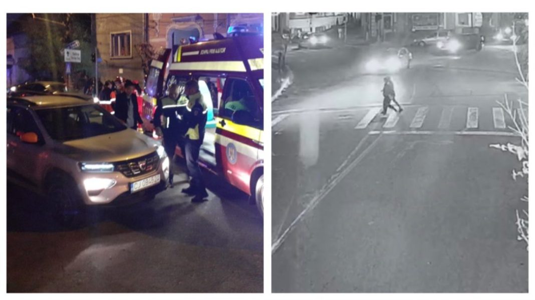 Pietoni accidentați pe o trecere din Dej