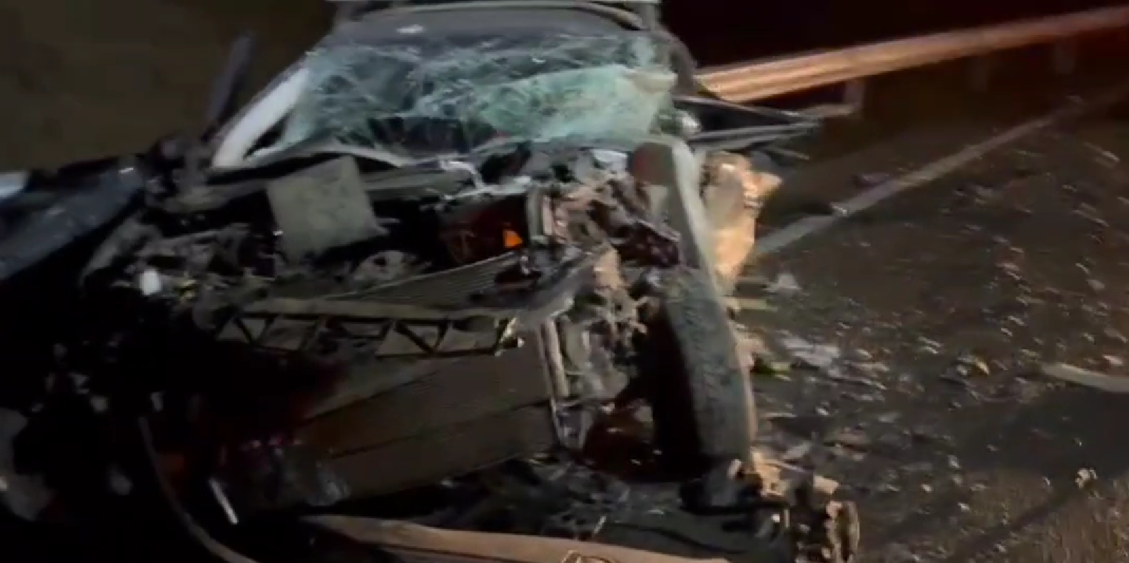 Accident grav pe Drumul Expres (Foto: captura video)