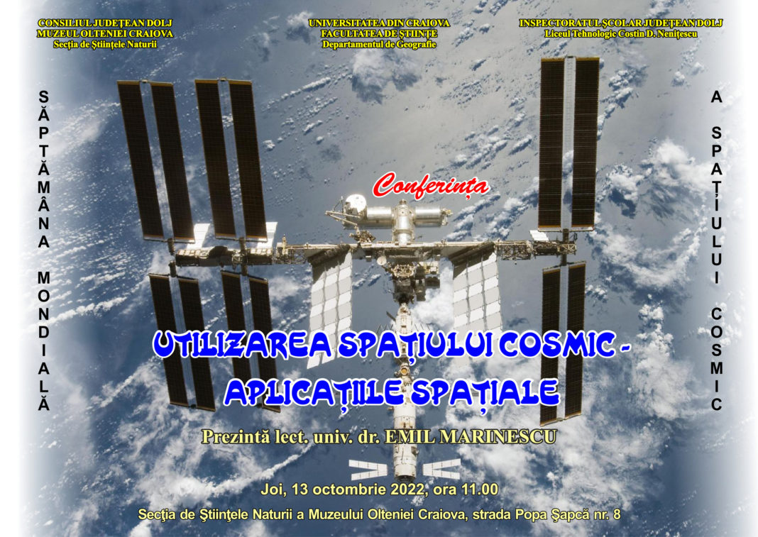 Este o lecție de astronomie vizând cunoașterea și explorarea spațiului cosmic, legătura dintre forma - dimensiunile Pământului și aplicațiile spațiale