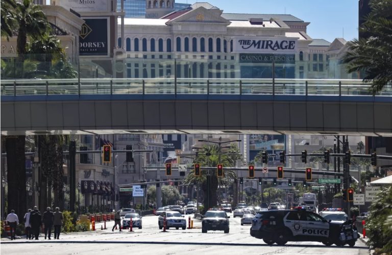 Scene terifiante în fața unui cazinou din Las Vegas