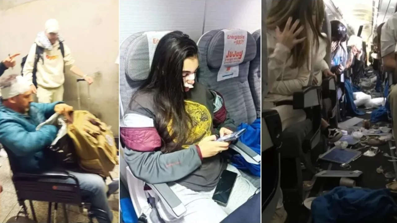 Nouă persoane s-au lovit ușor și au avut vânătăi, în timp ce trei dintre pasageri au fost transportați la spital, după ce aeronava a aterizat la Buenos Aires