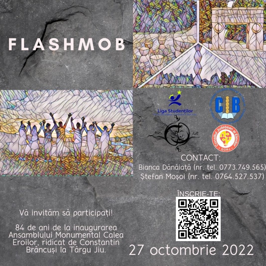 Flashmob în Orașul lui Brâncuși