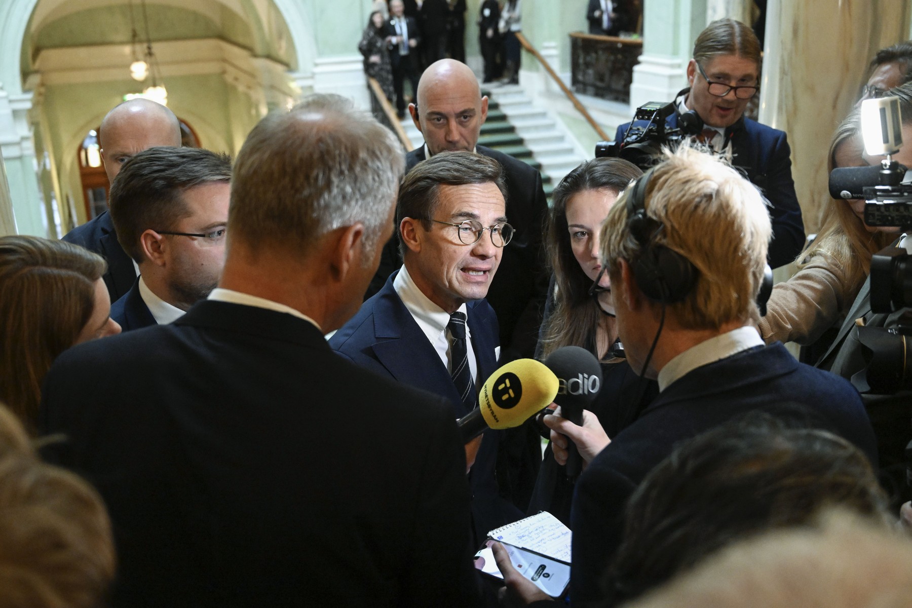 Conservatorul suedez Ulf Kristersson, în Parlament pentru a fi votat premier