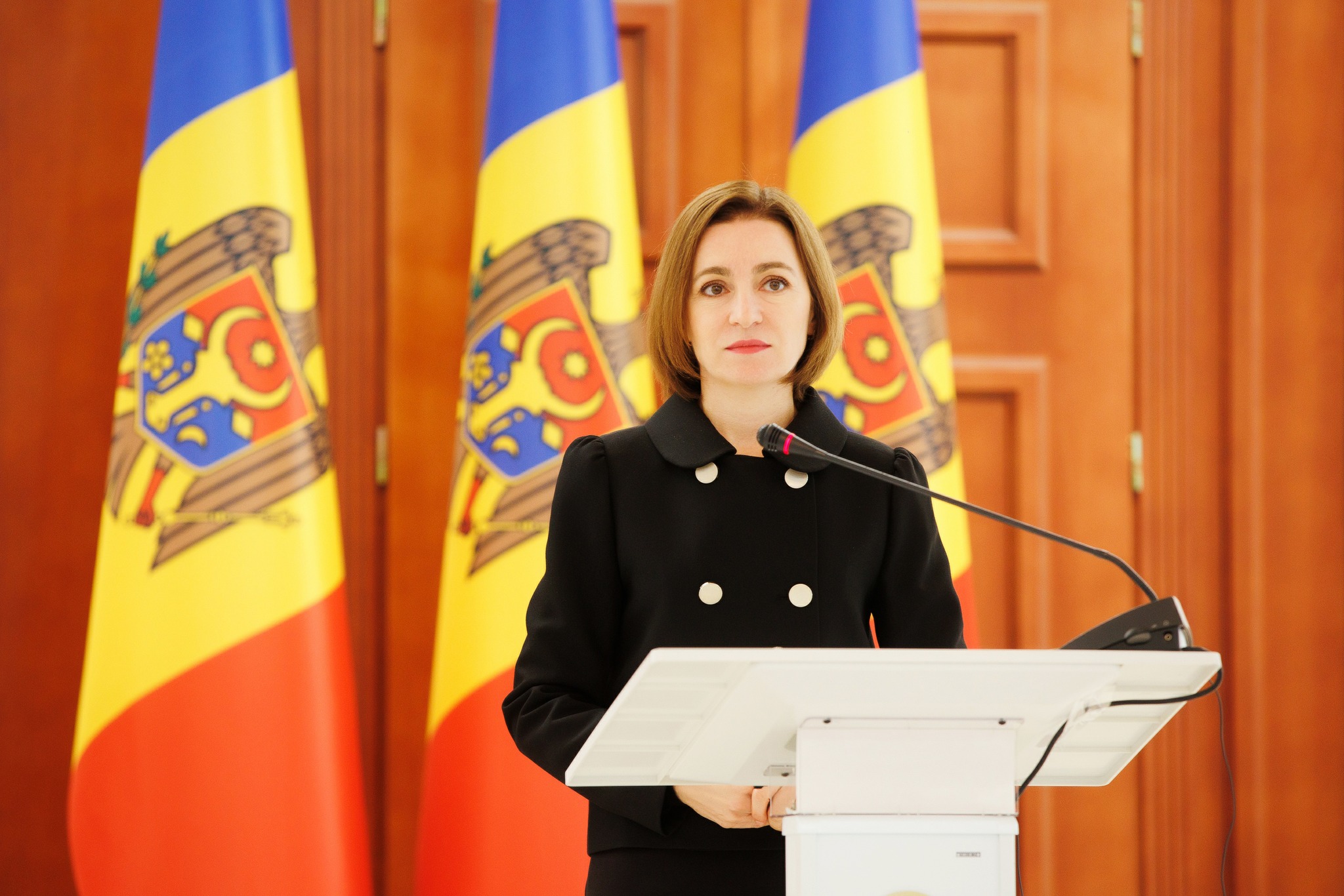 Maia Sandu, vizită oficială la București
