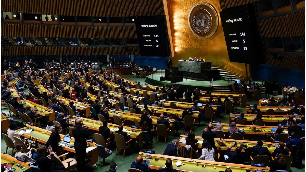 Rezoluţie ONU care condamna anexarea teritoriilor ucrainene, blocată de Rusia prin veto