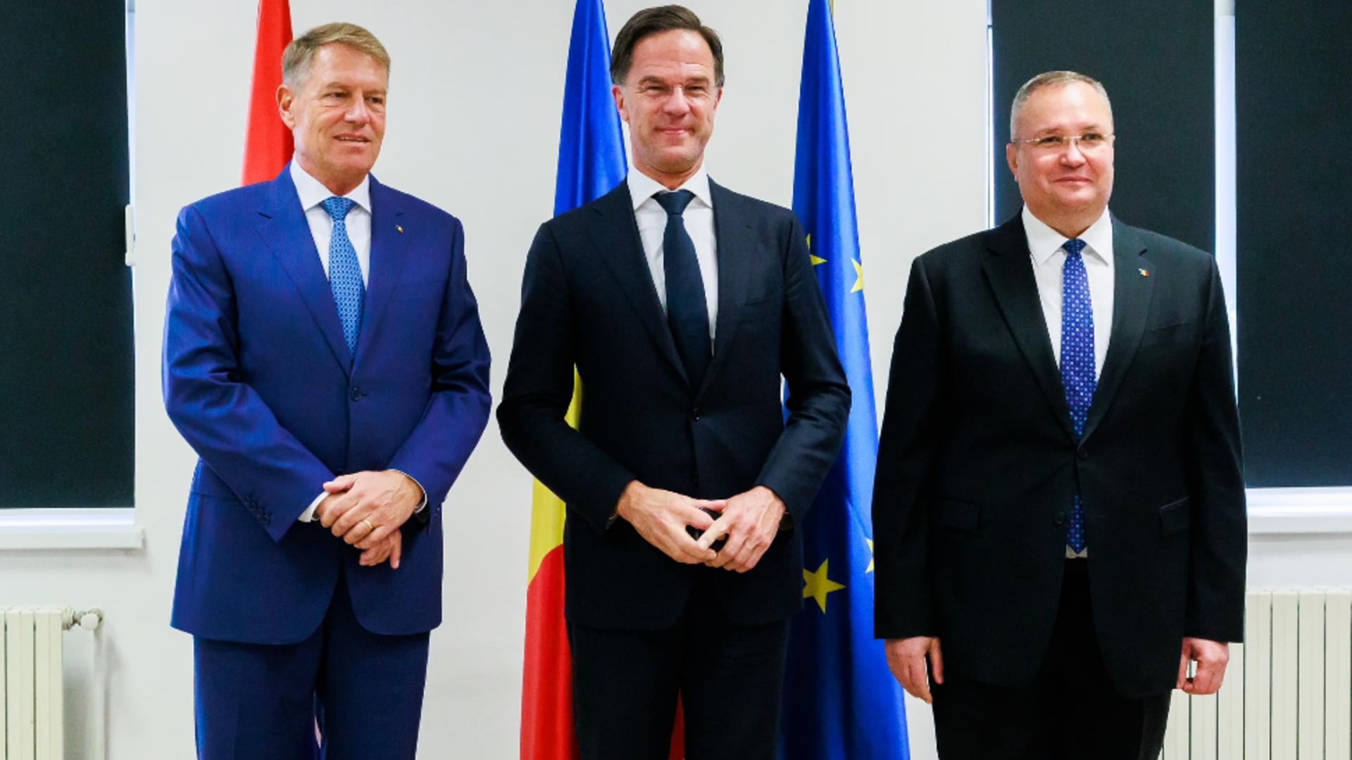(VIDEO) Mark Rutte a ajuns la Cincu împreună cu președintele Iohannis și cu premierul Ciucă