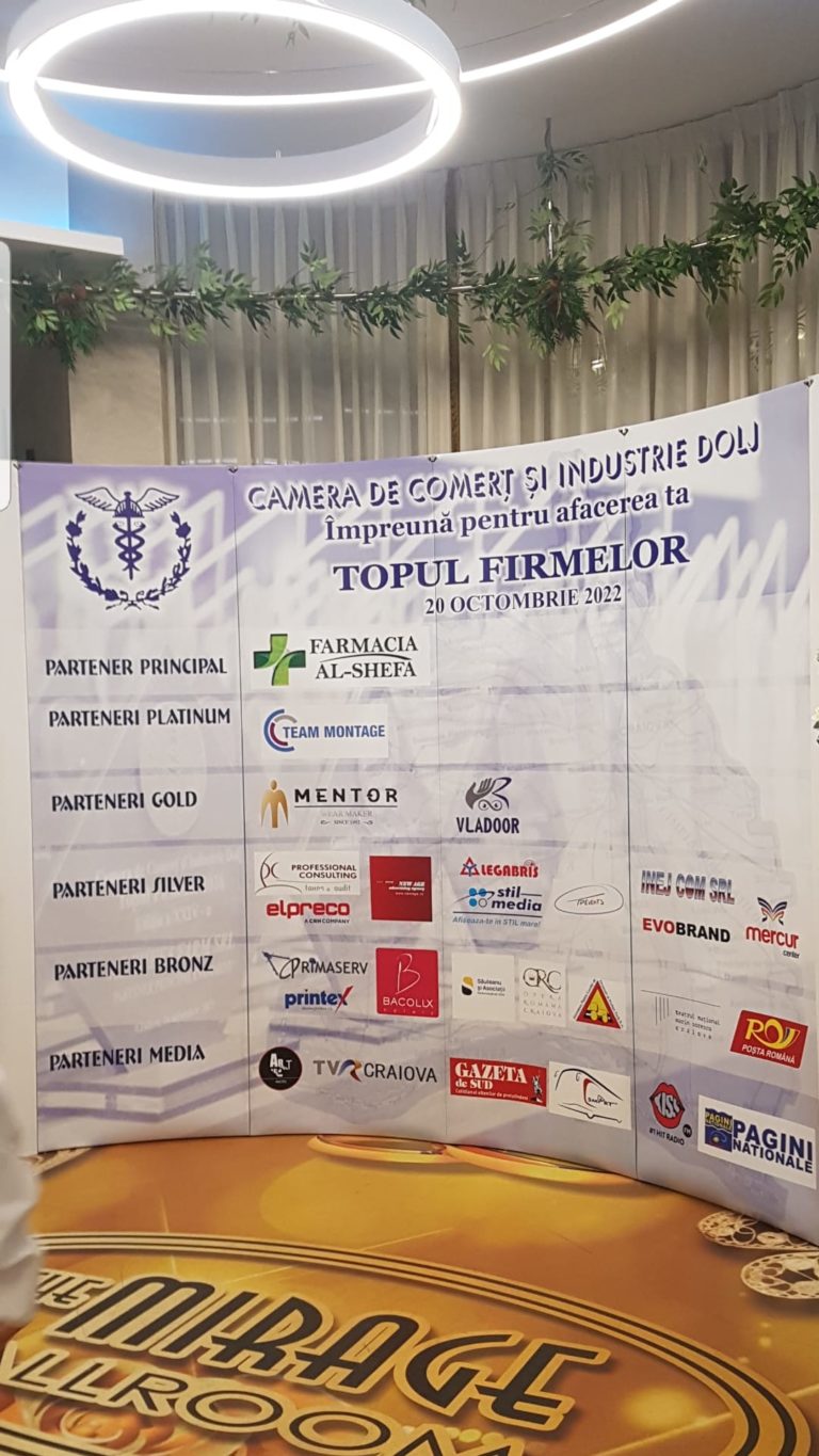 Parc industrial nou, de câteva sute de hectare, anunţat la Gala Topul Firmelor Dolj