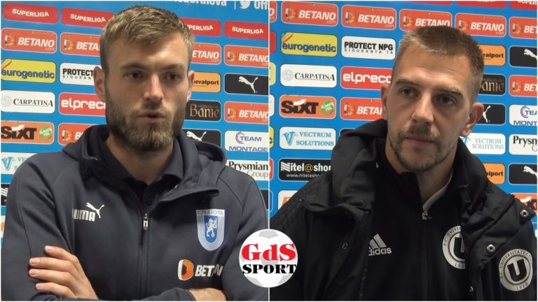 Superliga | Crețu, bucuros pentru gol / Iliev, împăcat cu rezultatul din Bănie (VIDEO)