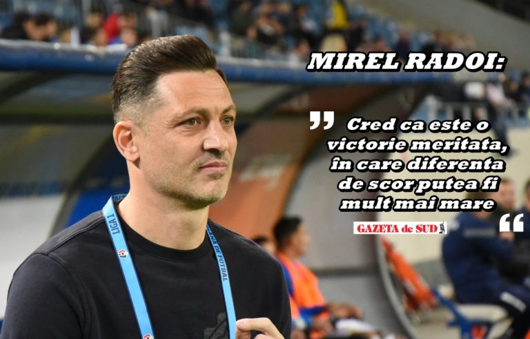 Superliga | Mirel Rădoi, mulțumit după victoria cu U Cluj (VIDEO)