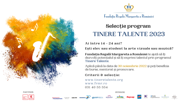 Selecție pentru „Tinere Talente – ediția 2023“